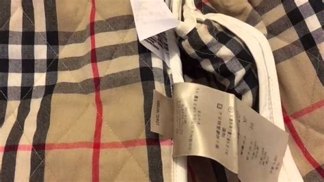 how to spot a fake burberry brit quilted jacket